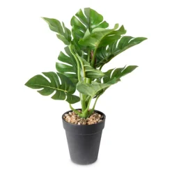 Xenos Kunstplant monstera - ø16x30 cm- Kunstplanten