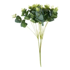 Xenos Kunsttak eucalyptus - groen - 48 cm- Kunstbloemen