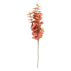 Xenos Kunsttak eucalyptus - oranje - 79 cm- Kunstbloemen