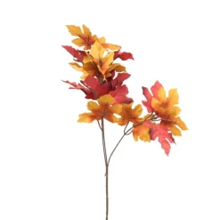 Xenos Kunsttak herfst - oranje - 60 cm- Kunstbloemen