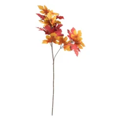 Xenos Kunsttak herfst - oranje - 60 cm- Kunstbloemen