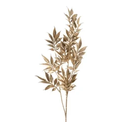 Xenos Kunsttak ruscus - goudkleurigkleurig - 71 cm- Kunstbloemen