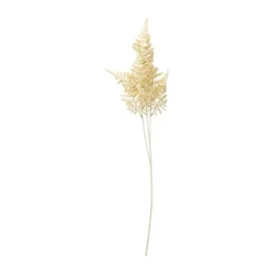 Xenos Kunsttak waaier - beige - 74 cm- Kunstbloemen
