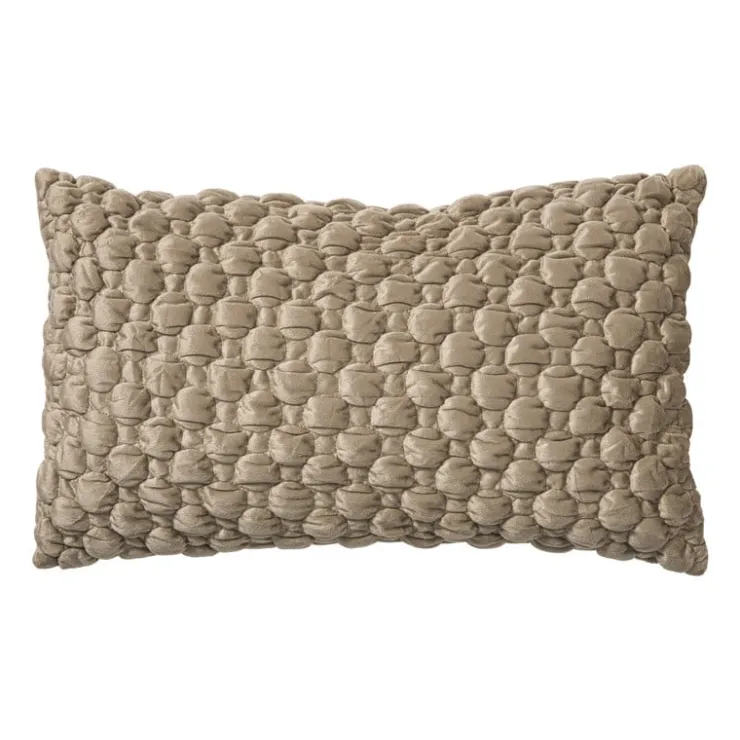 Xenos Kussen gepuft - bruin - 30x47 cm- Kussens