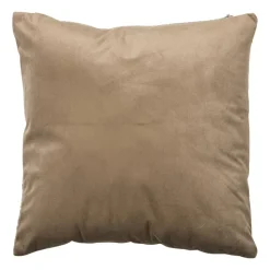 Xenos Kussen jacquard geschubt - bruin - 45x45 cm- Kussens