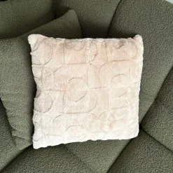 Xenos Kussen japandi - beige - 45x45 cm- Kussens