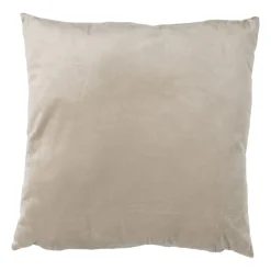 Xenos Kussen kertsboom pailet - taupe - 45x45 cm- Kussens