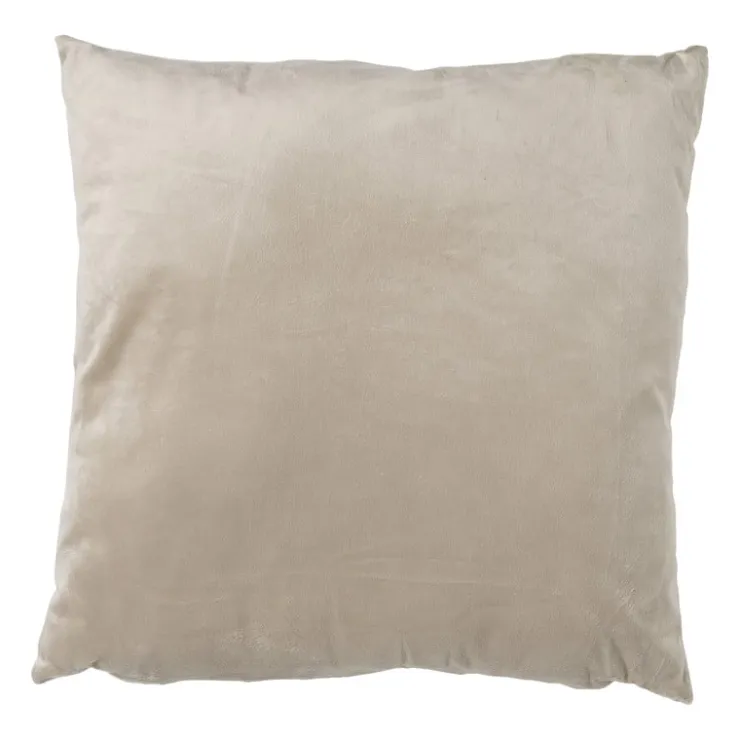 Xenos Kussen kertsboom pailet - taupe - 45x45 cm- Kussens