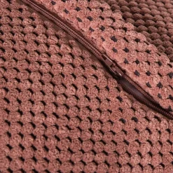 Xenos Kussen met blokjes - roze - 60x60 cm- Kussens