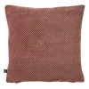 Xenos Kussen met blokjes - roze - 45x45 cm- Kussens