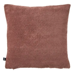 Xenos Kussen met blokjes - roze - 45x45 cm- Kussens