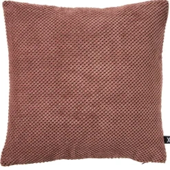 Xenos Kussen met blokjes - roze - 45x45 cm- Kussens