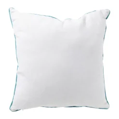 Xenos Kussen palmboom - blauw/wit/goud - 45x45 cm- Kussens