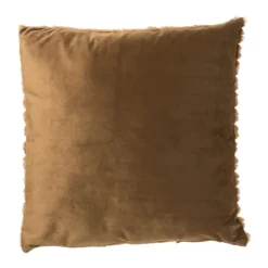 Xenos Kussen rib - bruin - 45x45 cm- Kussens