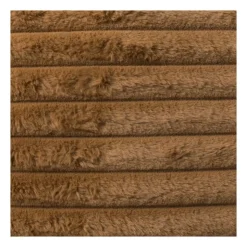 Xenos Kussen rib - bruin - 45x45 cm- Kussens