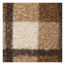 Xenos Kussen ruit - bruin - 45x45 cm- Kussens
