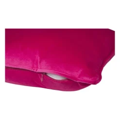 Xenos Kussen velvet - fuchsia - 45x45 cm- Kussens