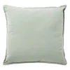 Xenos Kussen velvet - groen - 45x45 cm- Kussens