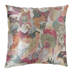 Xenos Kussen vogels - multikleur - 45x45 cm- Kussens