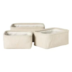 Xenos Lademand Vinz corduroy - 11x24x16 cm - diverse kleuren- Manden|Manden