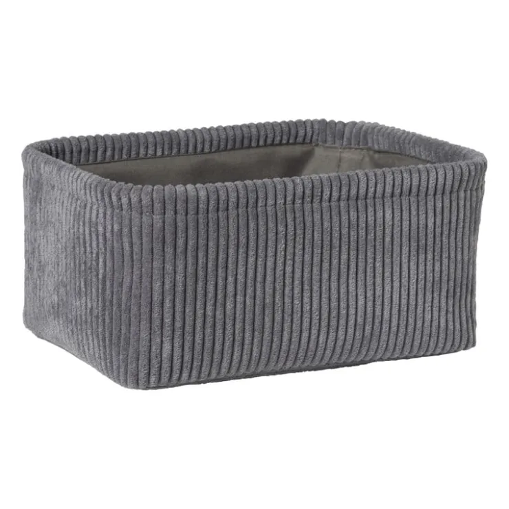 Xenos Lademand Vinz corduroy - 11x24x16 cm - diverse kleuren- Manden|Manden