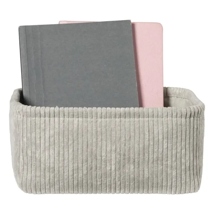 Xenos Lademand Vinz corduroy - 11x24x16 cm - diverse kleuren- Manden|Manden