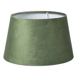 Xenos Lampenkap taps klein - groen - ø23x14 cm- Lampenkappen