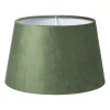 Xenos Lampenkap taps middel - groen - ø28x17 cm- Lampenkappen