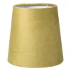 Xenos Lampenkap taps mini - geel - ø17x13 cm- Lampenkappen