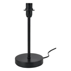 Xenos Lampenvoet - zwart - 25 cm- Lampenvoeten