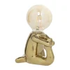 Happy at home by Sanny Lampje yoga - goud - 18x12.8x9.6 cm -- Tafellampen