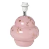 Xenos Lampvoet bobbel - roze/goud - ø21x30 cm- Lampenvoeten