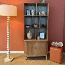 Xenos Lampvoet bollen - beige- ø24x135 cm- Lampenvoeten