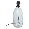 Xenos Lampvoet glas - blauw - ø12x34.5 cm- Lampenvoeten