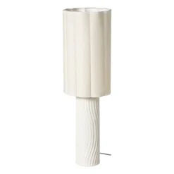 Xenos Lampvoet met kap - beige - ø20x65 cm- Staande Lampen|Lampenkappen
