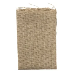 Xenos Lapjesstof jute - bruin - 50x40 cm- Knutselspullen