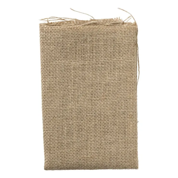 Xenos Lapjesstof jute - bruin - 50x40 cm- Knutselspullen