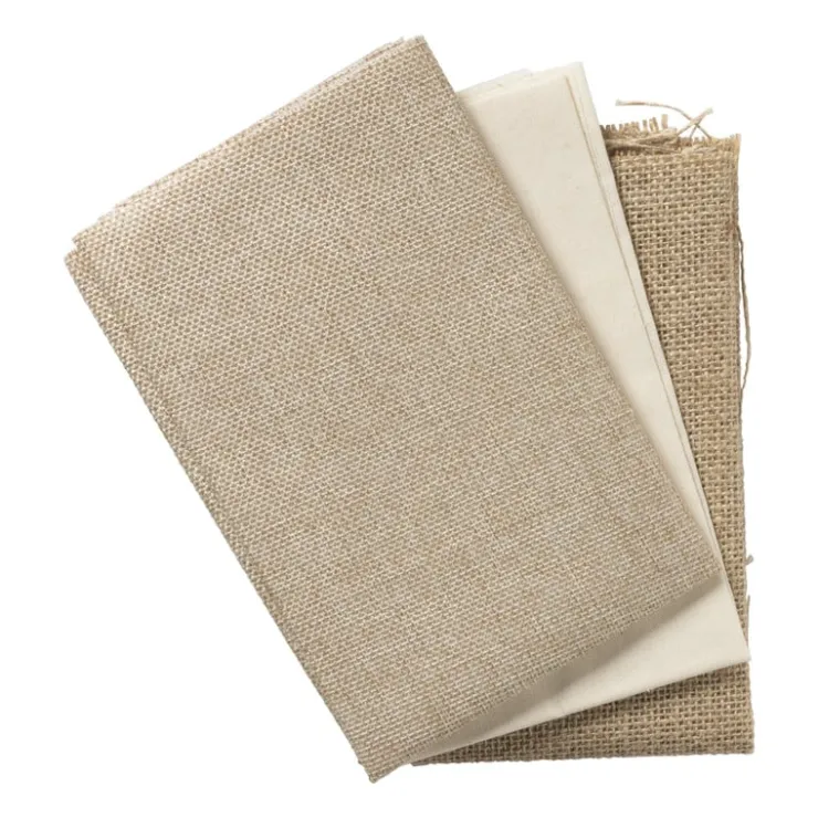Xenos Lapjesstof polyester - bruin - 50x40 cm- Knutselspullen