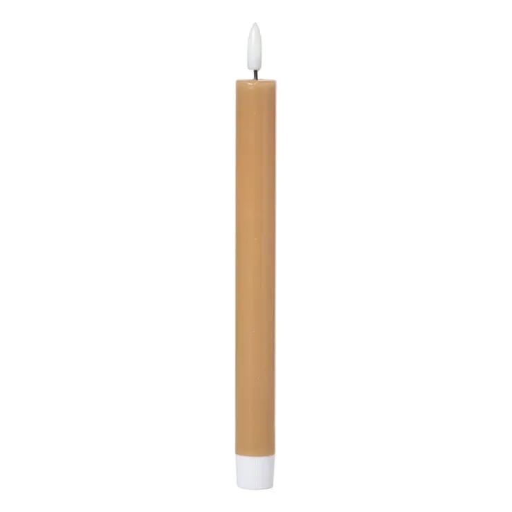 Xenos LED dinerkaars - geel - ø2.2x24.5 cm- Led Kaarsen