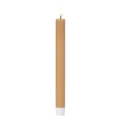 Xenos LED dinerkaars - geel - ø2.2x24.5 cm- Led Kaarsen
