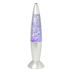 Xenos LED glitterlamp - ø9.5x36 cm- Kerstcadeaus|Led Lampen