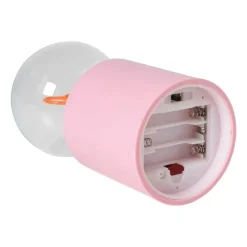 Xenos Led lamp hartje - roze - ø7.8x16.5 cm- Led Lampen