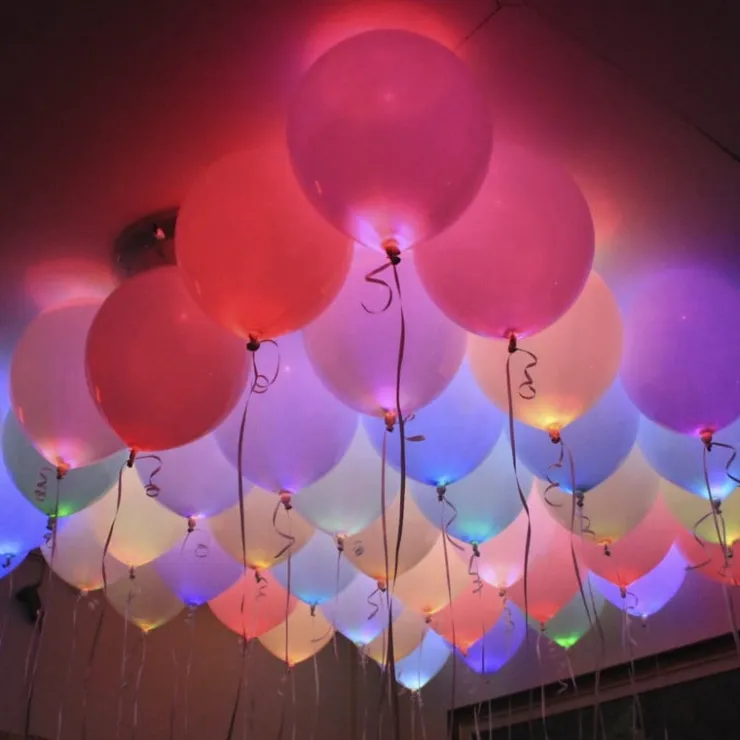 Xenos LED lampjes voor ballonnen - set van 10- Ballonnen