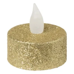 Xenos LED waxinelichten - goud - set van 4- Led Kaarsen|Waxinelichtjes