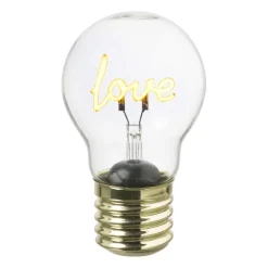 Xenos Ledlamp love - 7x7x12 cm- Kerstcadeaus|Led Lampen