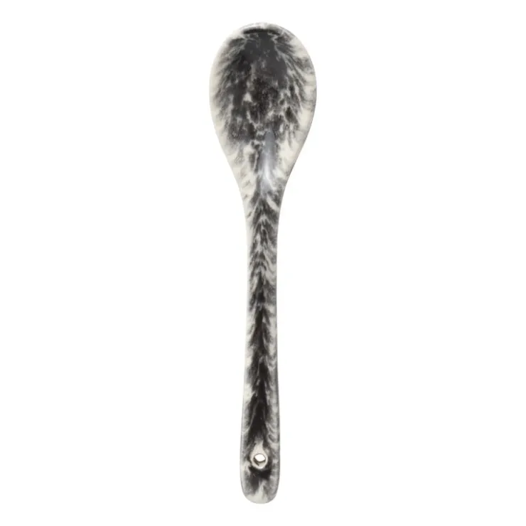 Xenos Lepel Roots - zwart/wit - 12.7 cm- Lepels
