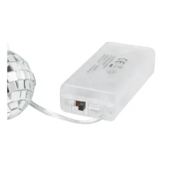 Xenos Lichtslinger met discoballen - 10 LED - 165 cm- Kerstslingers|Lichtslingers
