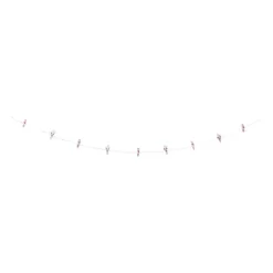 Xenos Lichtslinger met knijpers kerst - 30 cm - diverse varianten- Kerstverlichting|Kerstslingers
