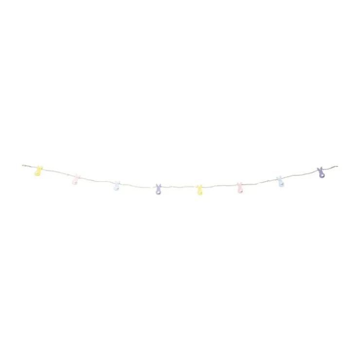 Xenos Lichtslinger paashazen pompom - 170 cm- Lichtslingers