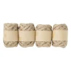 Xenos Lint - jute - set van 4- Knutselspullen